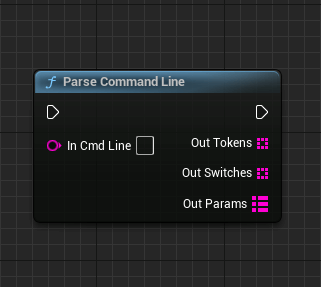 Parsing command function